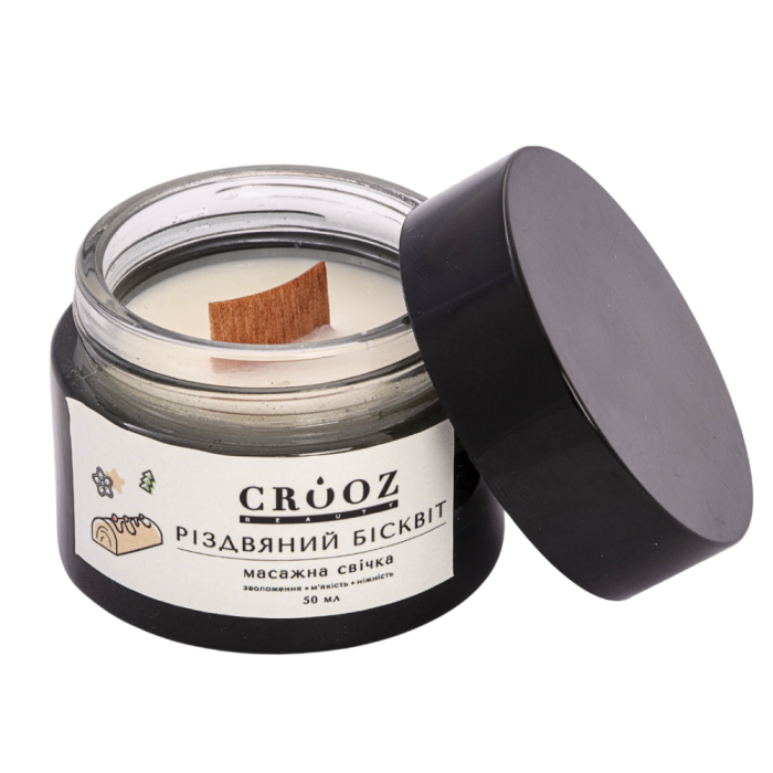 Массажная свеча Crooz - рождественский бисквит, 50 мл