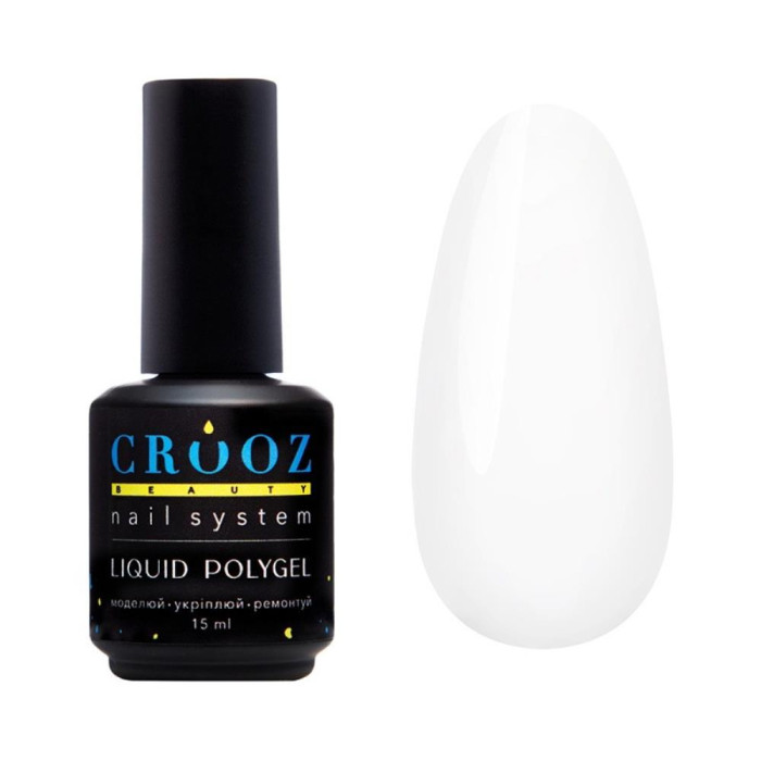 Crooz Liquid Polygel №01 - жидкий полигель, прозрачный, 15 мл