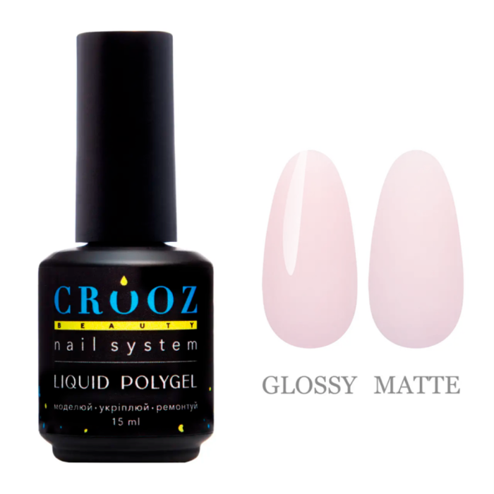 Crooz Liquid Polygel №04 - жидкий полигель, молочно-розовый, 15 мл