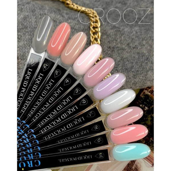 Crooz Liquid Polygel №05 - рідкий полігель, біло-ліловий, 15 мл