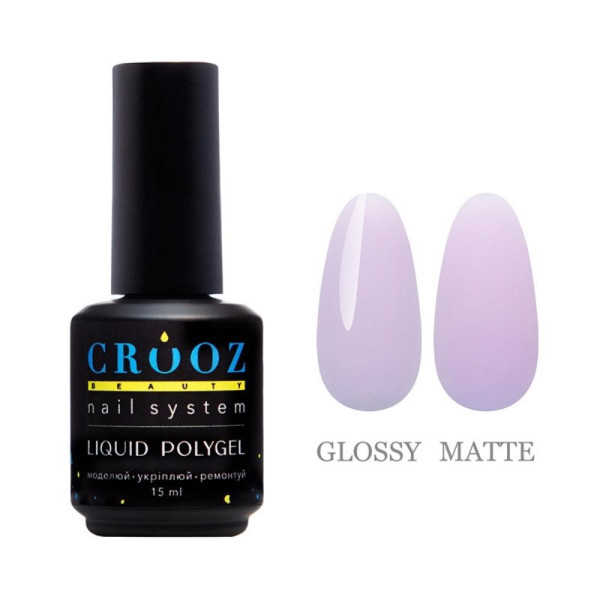 Crooz Liquid Polygel №06 - рідкий полігель, лілово-рожевий, 15 мл