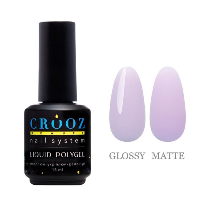 Crooz Liquid Polygel №06 - рідкий полігель, лілово-рожевий, 15 мл