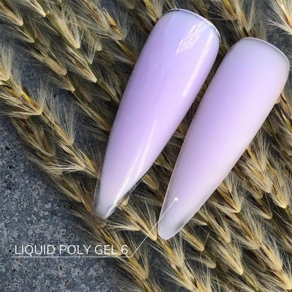 Crooz Liquid Polygel №06 - рідкий полігель, лілово-рожевий, 15 мл