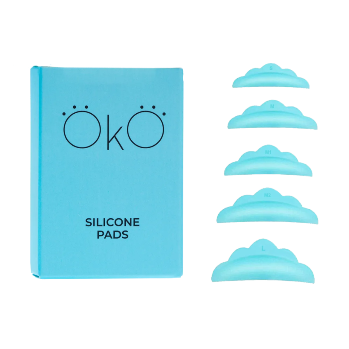 Валики для ламинирования ресниц Oko Lamination Pad, набор - 5 пар (S, M, M1, M2, L)