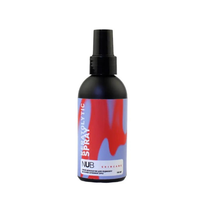 NUB Skincare Keratolytic Spray - спрей-кератолітик для педикюру на основі сечовини 20%, 150 мл
