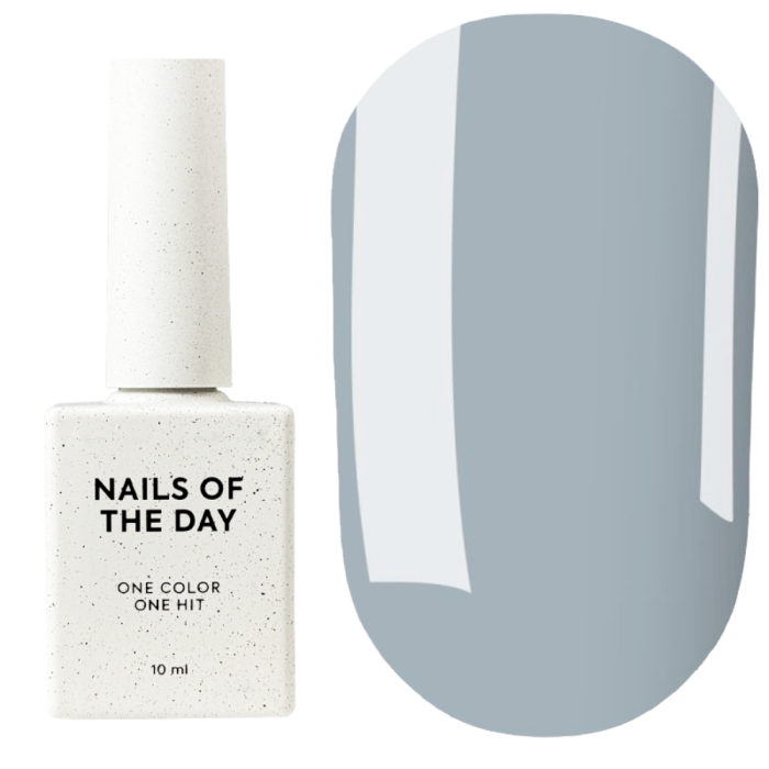 Гель-лак, в один слой NAILSOFTHEDAY Let’s Special №021 Grey Blue, серо-голубой, 10 мл