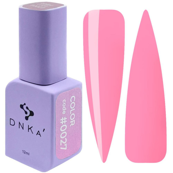Гель-лак DNKa Gel Polish Color #0027, розовый нектар, 12 мл