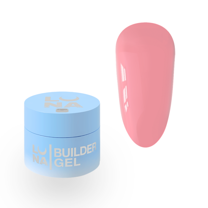 LUNA Gel Premium №14 - камуфлювальний гель (ярко-рожевий), 15 мл