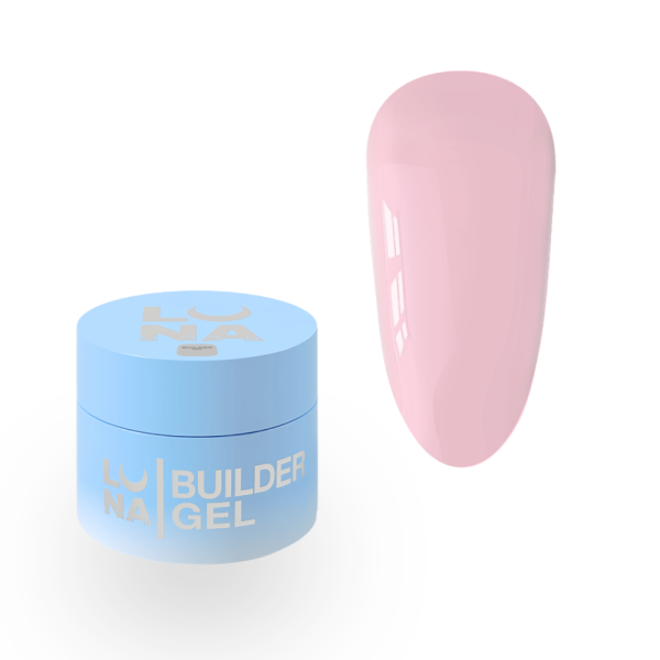 LUNA Gel Premium №15 - камуфлирующий гель (розовый), 15 мл