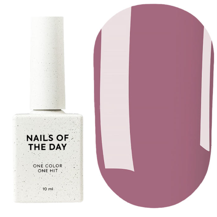 Гель-лак, в один слой NAILSOFTHEDAY Let's Special №377 Cold Marsala, бордовый, 10 мл
