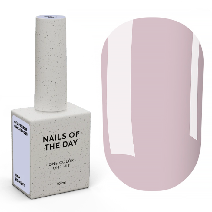 Гель-лак, в один шар NAILSOFTHEDAY №065 Let's Special Orchid, бежево-рожевий, 10 мл