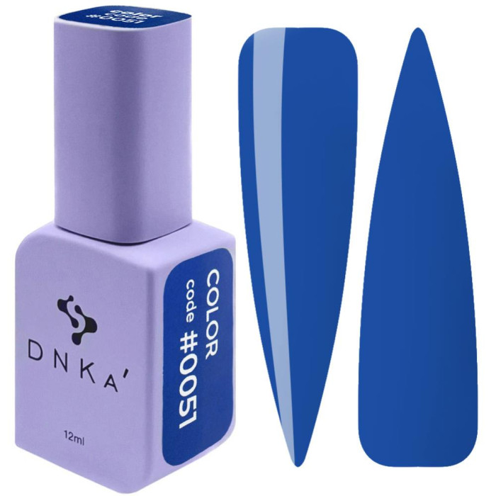 Гель-лак DNKa Gel Polish Color #0051, небесно-синий, 12 мл