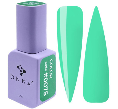 Гель-лак DNKa Gel Polish Color #0075, м'ята, 12 мл