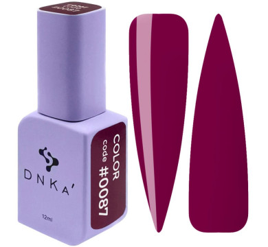 Гель-лак DNKa Gel Polish Color #0087, ежевика, 12 мл