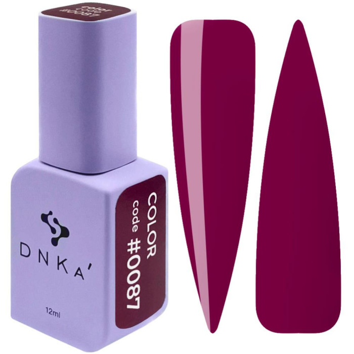 Гель-лак DNKa Gel Polish Color #0087, ожина, 12 мл