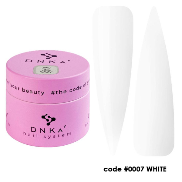 DNKa Jelly Gel №0007 White - гель-желе, білий, 15 мл