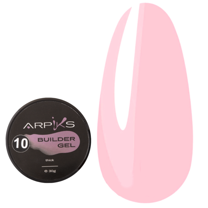 Arpiks Builder Gel Thick №10 - моделирующий гель, 30 г