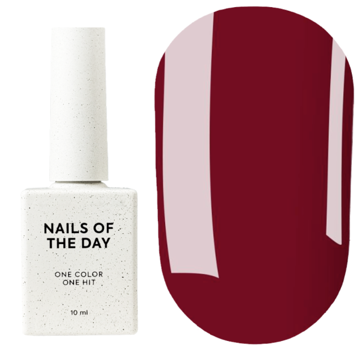 Гель-лак, в один шар NAILSOFTHEDAY Let’s Special №149 Scarlet, багряно-червоний, 10 мл