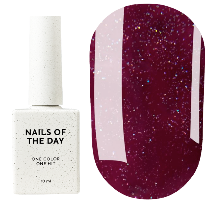 Гель-лак світловідбивний NAILSOFTHEDAY №359 Bellucci, бордовий, 10 мл