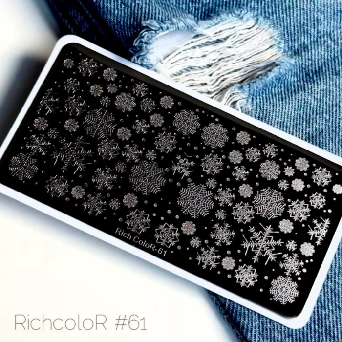 Пластина для стемпінгу RichColor - 061 Н, зима