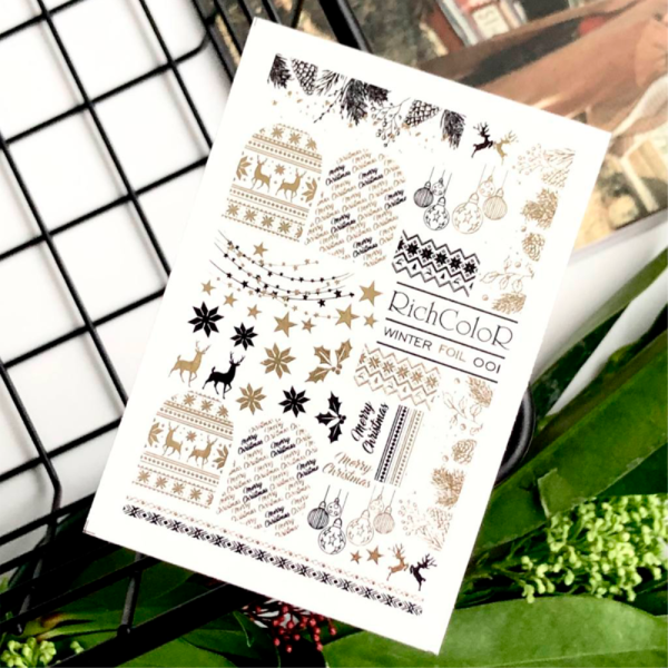 Слайдер RichColor Winter Foil №01