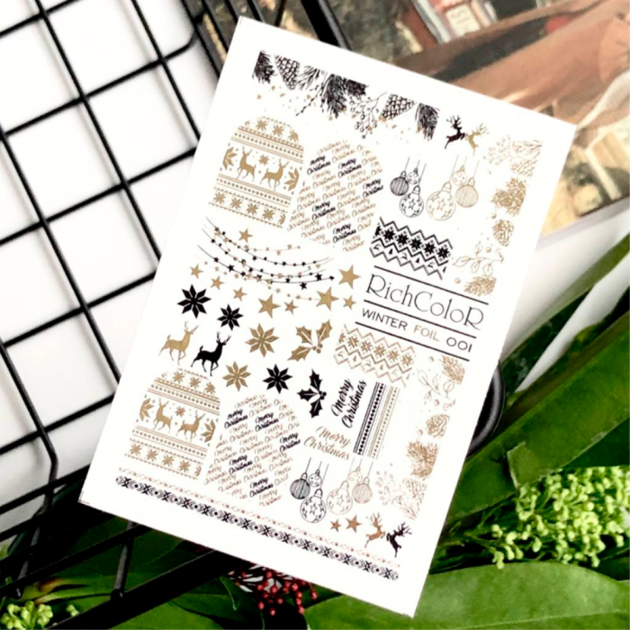 Слайдер RichColor Winter Foil №01