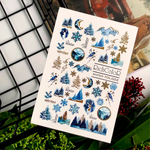 Слайдер RichColor Winter Foil №02