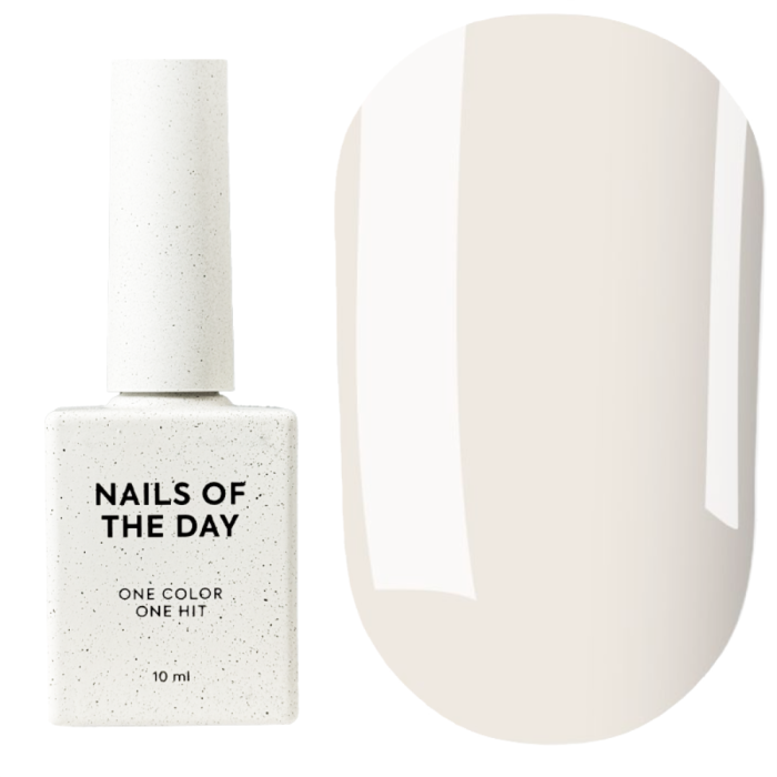 Гель-лак, в один слой NAILSOFTHEDAY Let’s Special №005 Rafaello, молочно-кремовый, 10 мл