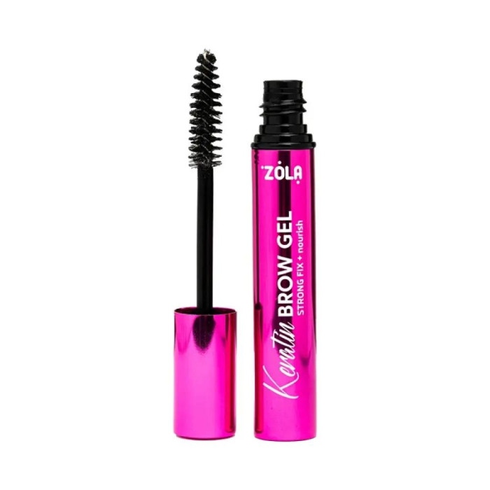 ZOLA Keratin Brow Gel Strong Fix + Nourish - гель для брів, 5 мл