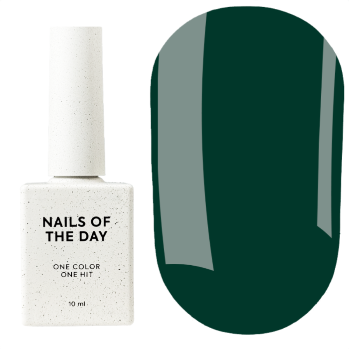 Гель-лак, в один слой NAILSOFTHEDAY Let’s Special №329 Urbane, серо-зеленый, 10 мл