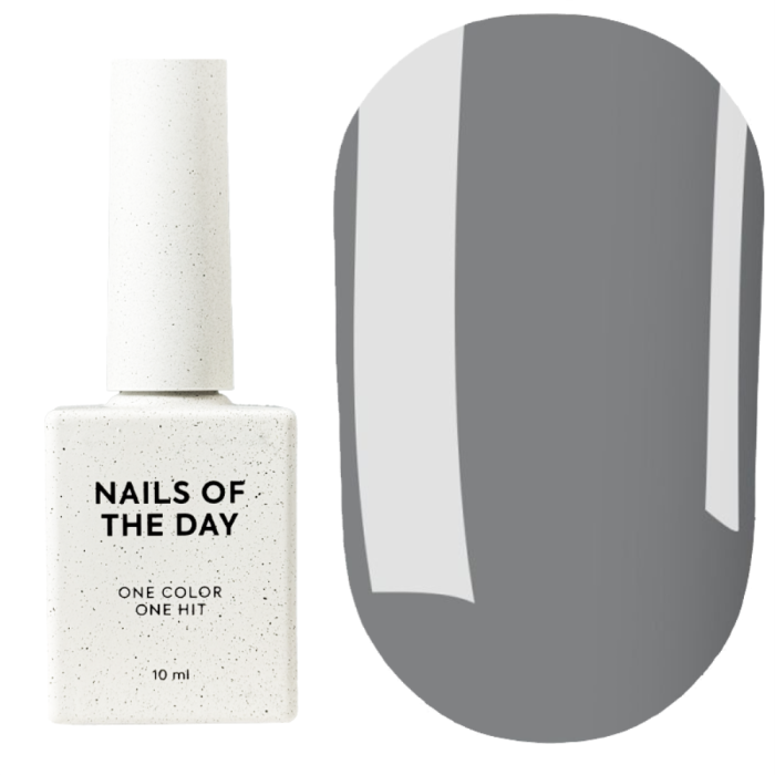 Гель-лак, в один слой NAILSOFTHEDAY Let’s Special №029 Shadow, светло-серый, 10 мл