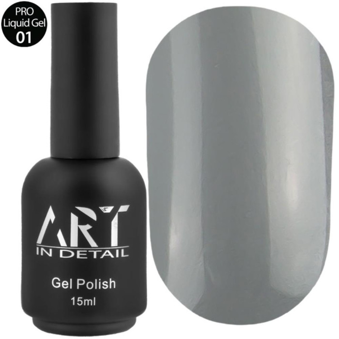 ART PRO Liquid Builder Gel №01 - рідкий моделюючий гель, прозорий, 15 мл