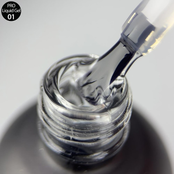 ART PRO Liquid Builder Gel №01 - жидкий моделирующий гель, прозрачный, 15 мл