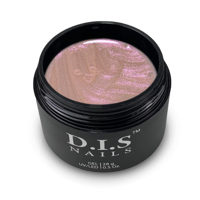 DIS Nails Hard Flower & Shimmer - камуфлирующий твердый гель с шиммером, 28 г