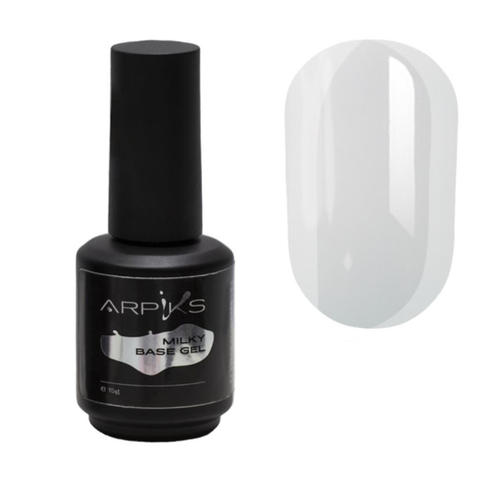 База камуфлююча Arpiks Milky Base Gel №03, молочна непрозора, 15 г