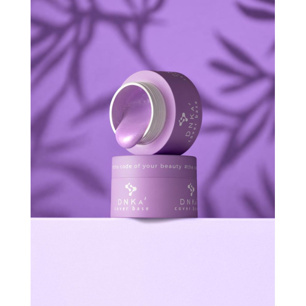 DNKa Builder Gel №08 Peonies - гель конструирующий (лиловый с шиммером) , 30 мл