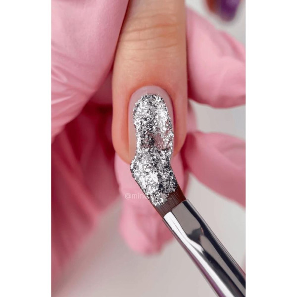 LUNA Platinum Gel №1 - декоративний гель із блискітками, 5 мл