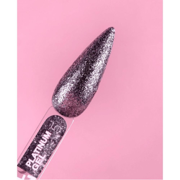 LUNA Platinum Gel №5 - декоративний гель із блискітками, 5 мл