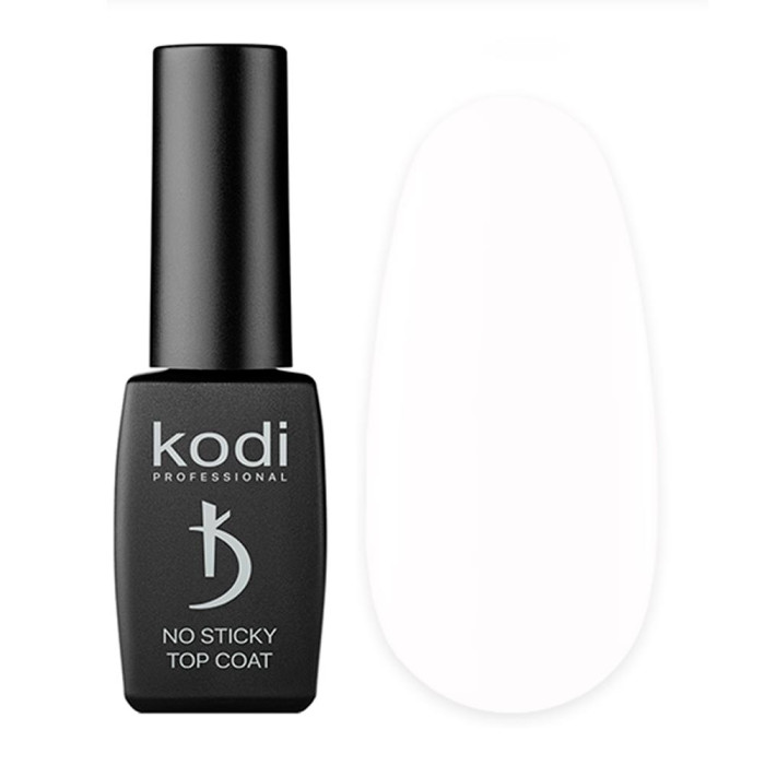 Kodi Professional No Sticky Top Coat Milky - молочний топ без липкого шару для гель-лаку, 12 мл