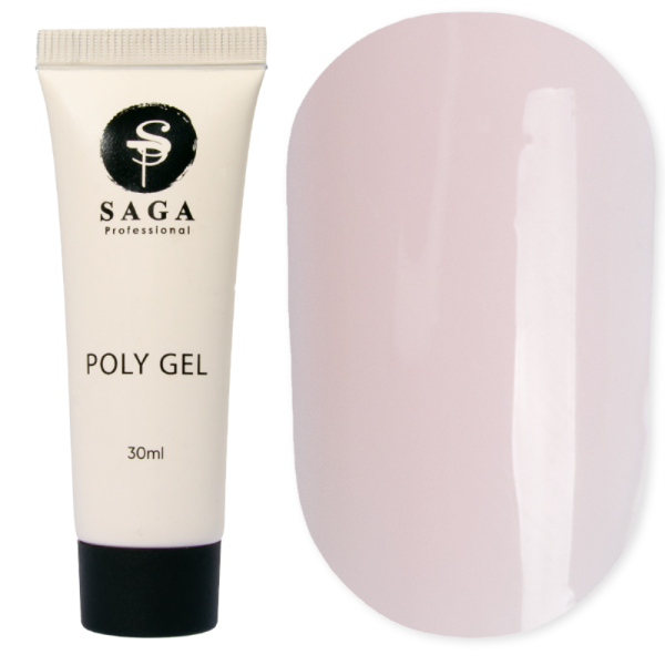 SAGA Professional Poly Gel New №03 - полигель, розовый, 30 мл