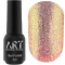 Гель-лак с эффектом втирки ART Rainbow Splash №RS001, персиковый, 6 мл
