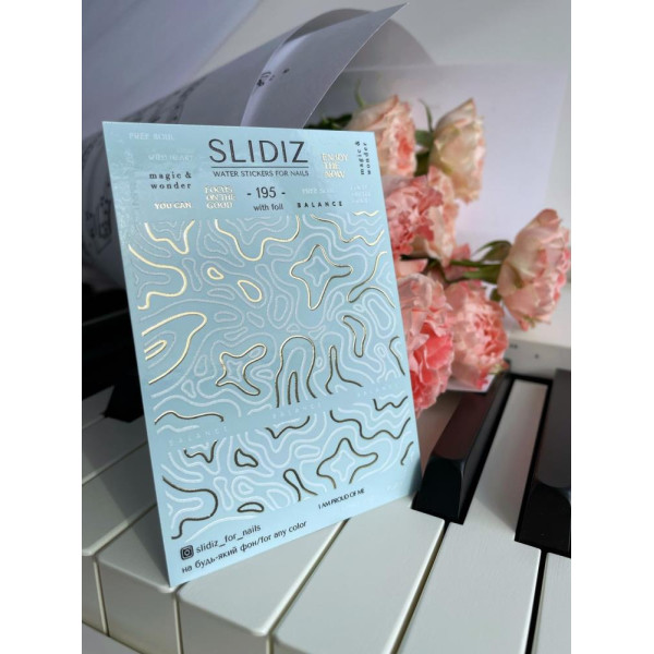 Фольгований слайдер-дизайн SLIDIZ №195