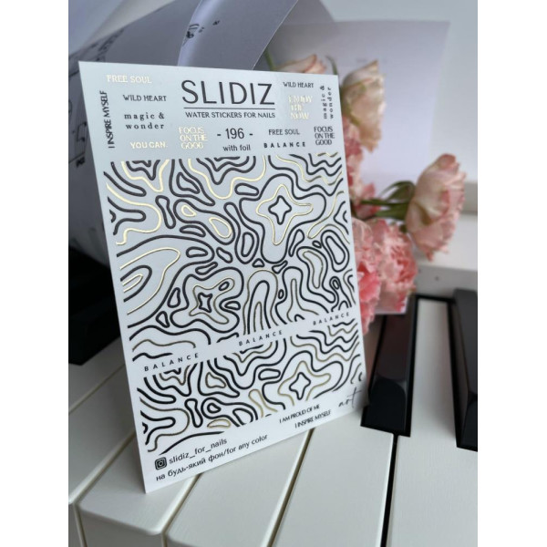 Фольгований слайдер-дизайн SLIDIZ №196