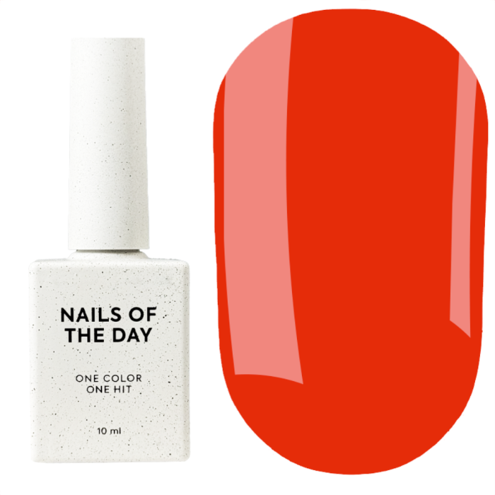Гель-лак, в один шар NAILSOFTHEDAY Let's Special №141 Penelopa, глибокий червоний, 10 мл