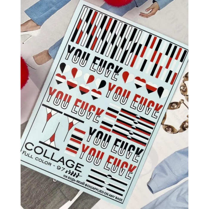 Слайдер-дизайн Collage Full Color-97