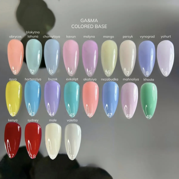 База камуфлирующая GA&MA Colored Base №018 Sydney, Сидней, 15 мл