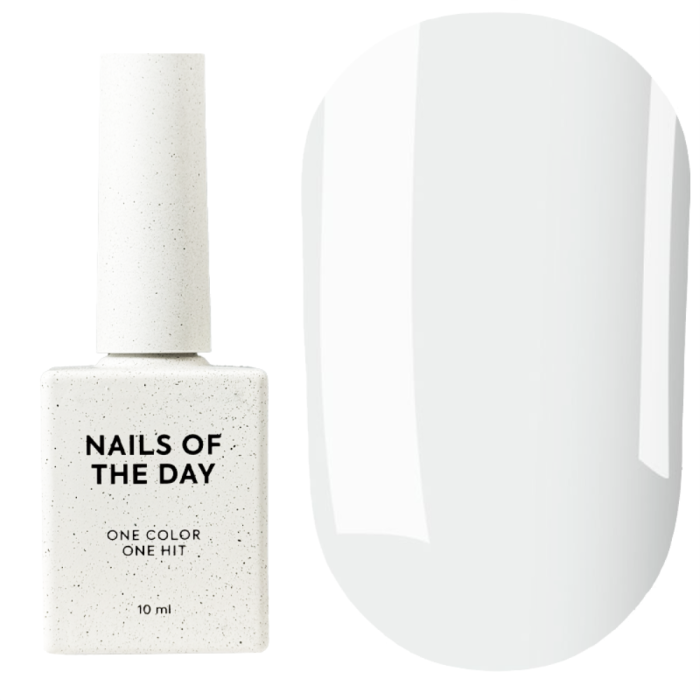 База камуфлирующая NAILSOFTHEDAY Base Cover NEW Formula Milk №01, молочная, 10 мл