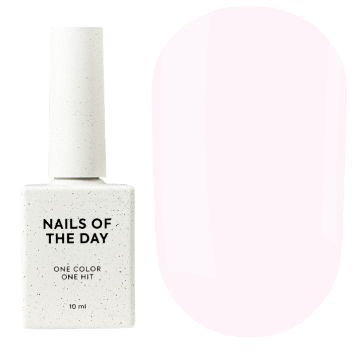 База камуфлююча NAILSOFTHEDAY Base Cover NEW Formula №01, рожево-лілова, 10 мл