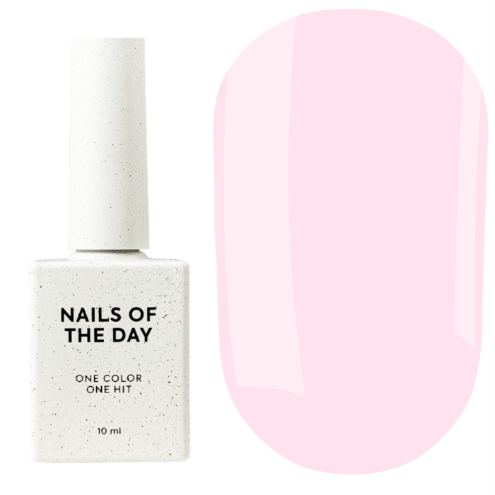 База камуфлююча NAILSOFTHEDAY Base Cover NEW Formula №02, рожева, 10 мл