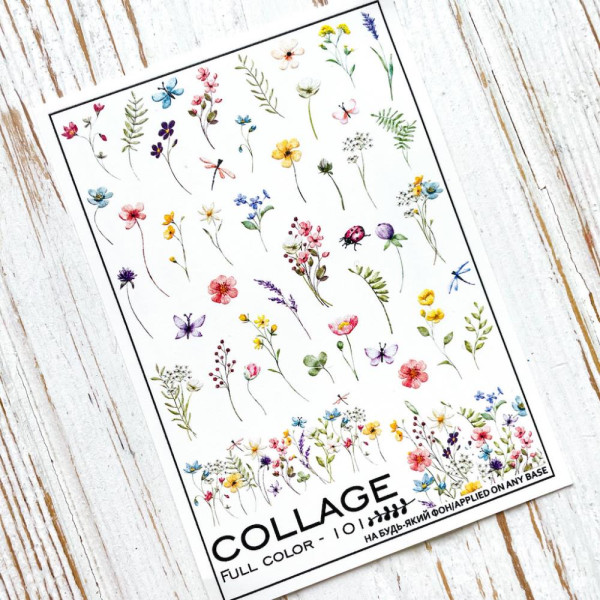 Слайдер-дизайн Collage Full Color-101